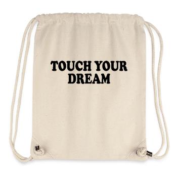 touch your dream - Stanley/Stella Recycled Gym Bag - natural - Front
