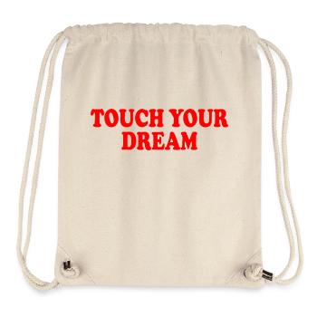 touch your dream - Stanley/Stella Recycled Gym Bag - natural - Front