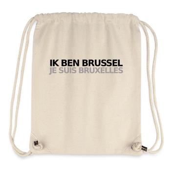 Je Suis Bruxelles - Stanley/Stella Recycled Gym Bag - natural - Front