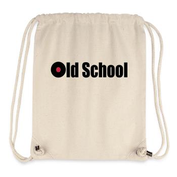 old school - Stanley/Stella recycelter Gym Bag - Naturweiß - Vorne