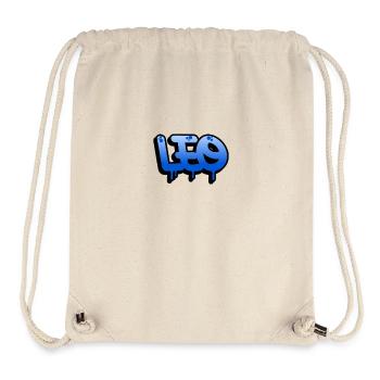 Graffiti-Name Leo - Stanley/Stella recycelter Gym Bag - Naturweiß - Vorne