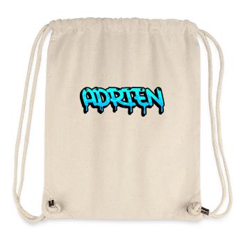Graffiti Vorname Adrien - Stanley/Stella recycelter Gym Bag - Naturweiß - Vorne