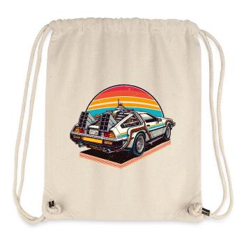 Future Car Fast Car Retro Vintage - Stanley/Stella recycelter Gym Bag - Naturweiß - Vorne