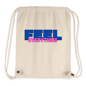 FEEL everything - Stanley/Stella recycelter Gym Bag - Naturweiß - Vorne