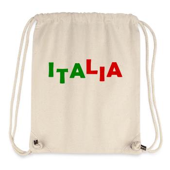 italian flag - Stanley/Stella Recycled Gym Bag - natural - Front