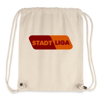 Statement logo STADTLIGA - Sac à cordon recyclé Stanley/Stella - blanc naturel - Devant