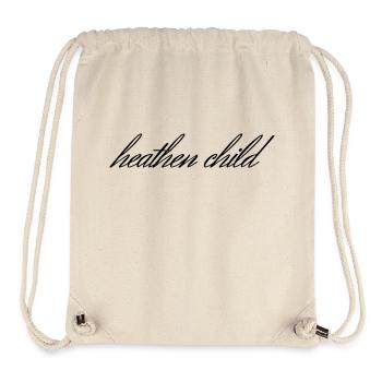 Heathen Child Aesthetic Gothic Rebellious - Stanley/Stella Recycled Gym Bag - natural - Front