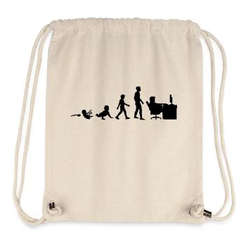 viva_la_evolution__geek_1__f1 - Stanley/Stella Recycled Gym Bag - natural - Front