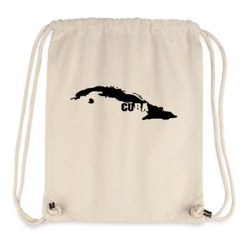 Cuba (ID: 002004) - Sac à cordon recyclé Stanley/Stella - blanc naturel - Devant