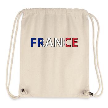 Flag of France - Stanley/Stella Recycled Gym Bag - natural - Front