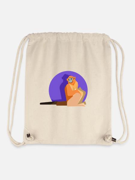 Goldstumpfnase - Stanley/Stella recycelter Gym Bag - Naturweiß