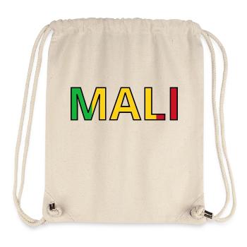 Drapeau Mali - Sac à cordon recyclé Stanley/Stella - blanc naturel - Devant