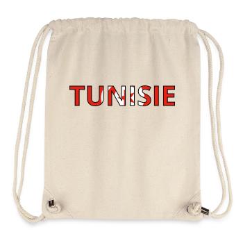 Flag of Tunisia - Stanley/Stella Recycled Gym Bag - natural - Front