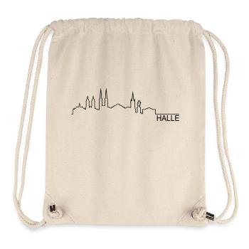 Skyline Halle - Stanley/Stella recycelter Gym Bag - Naturweiß - Vorne