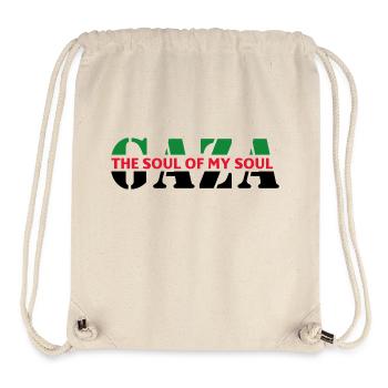 Gaza, Palestine, free palestina - Stanley/Stella recycelter Gym Bag - Naturweiß - Vorne
