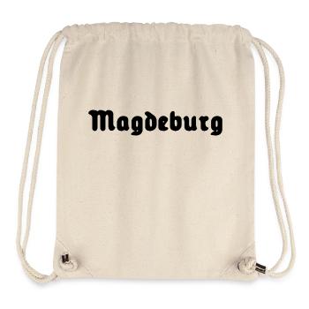 Magdeburg - Stanley/Stella recycelter Gym Bag - Naturweiß - Vorne