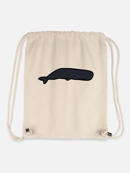 Cachalot - Sac à cordon recyclé Stanley/Stella - blanc naturel
