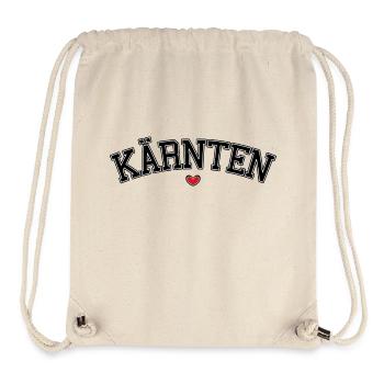 Kärnten Herz Schrift - Stanley/Stella recycelter Gym Bag - Naturweiß - Vorne