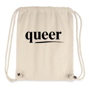 QUEERS und LTBTQ+, Spruchshirt, Gruppenshrit - Stanley/Stella recycelter Gym Bag - Naturweiß - Vorne