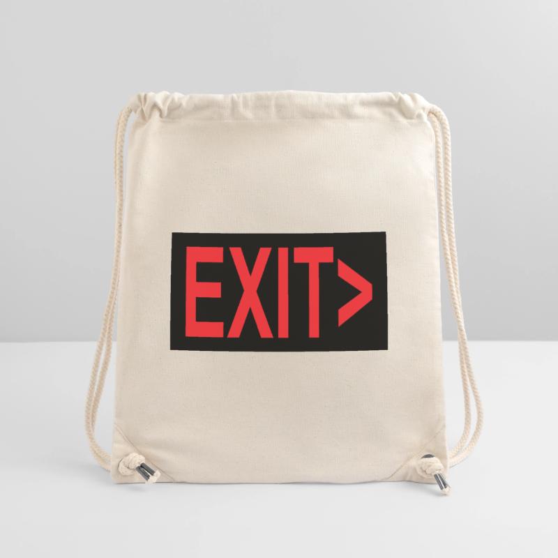 Exit / Exit / Emergency Exit Stanley/Stella Recycled Gym Bag