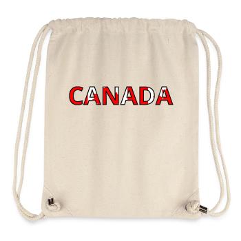 Canada Flag - Stanley/Stella Recycled Gym Bag - natural - Front