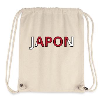 Flag of Japan - Stanley/Stella Recycled Gym Bag - natural - Front