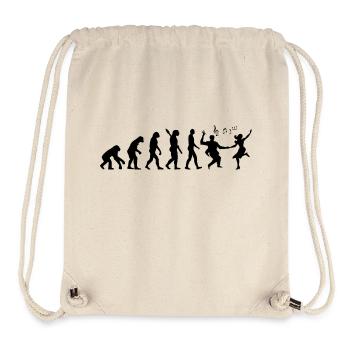 Darwin Evolution to Swing - Black - Sac à cordon recyclé Stanley/Stella - blanc naturel - Devant