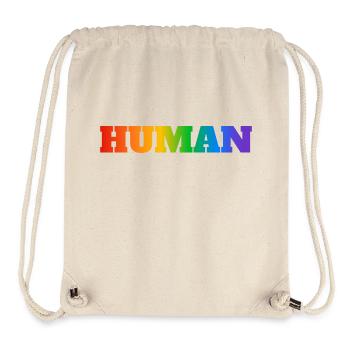 MENSCHLICHES LGBT - Stanley/Stella recycelter Gym Bag - Naturweiß - Vorne