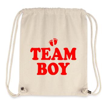 Team boy - Stanley/Stella recycelter Gym Bag - Naturweiß - Vorne