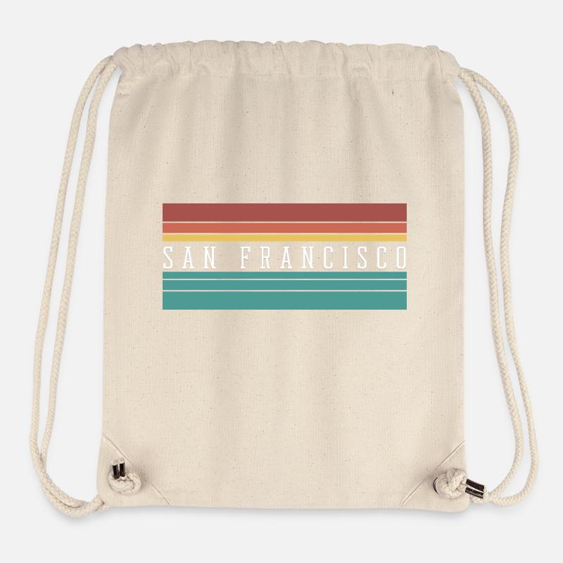 San Francisco - Stanley/Stella Recycled Gym Bag - natural