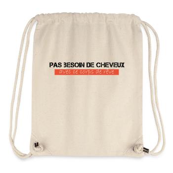 Keine Notwendigkeit für Haare - Stanley/Stella recycelter Gym Bag - Naturweiß - Vorne
