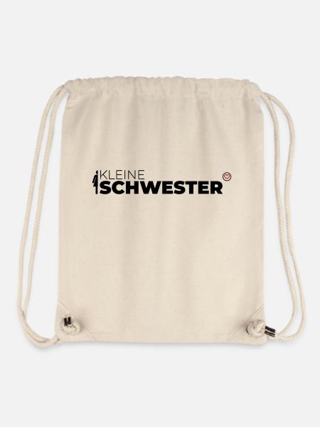 Kleine Schwester - Stanley/Stella recycelter Gym Bag - Naturweiß