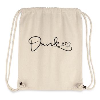 Thank You Scripture with Heart - Stanley/Stella Recycled Gym Bag - natural - Front