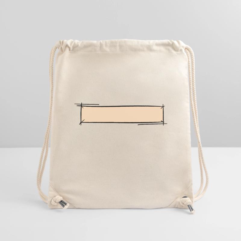 Decorative frame. Banner / Name Badge Template. Stanley/Stella Recycled Gym Bag