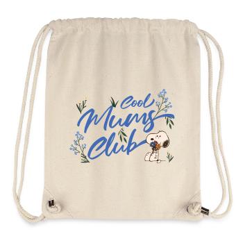 Peanuts Design Cool Mums Club Mit Snoopy - Stanley/Stella recycelter Gym Bag - Naturweiß - Vorne