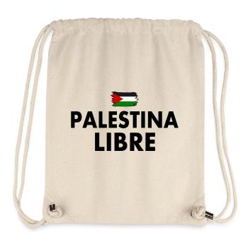 palestina libre - Stanley/Stella Recycled Gym Bag - natural - Front