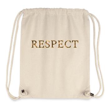 RESPECT - Stanley/Stella Recycled Gym Bag - natural - Front