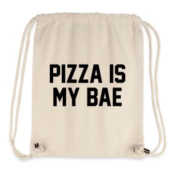 Pizza zitieren Pizza ist mein Bae - Stanley/Stella recycelter Gym Bag - Naturweiß - Vorne