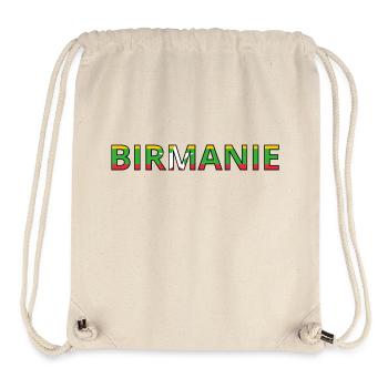 Flag of Myanmar - Stanley/Stella Recycled Gym Bag - natural - Front