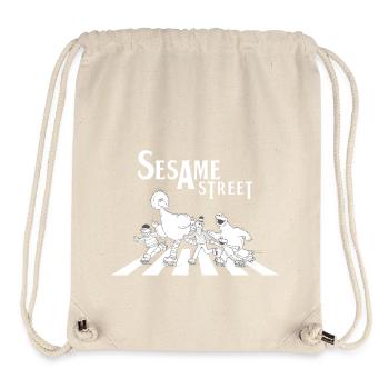 Sesame Street Crosswalk Classics - Stanley/Stella Recycled Gym Bag - natural - Front