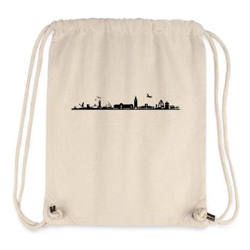 Skyline - Juist - Stanley/Stella recycelter Gym Bag - Naturweiß - Vorne