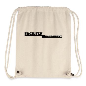 facility management tshirt white - Stanley/Stella Recycled Gym Bag - natural - Front