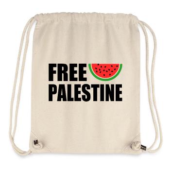 Free palestine - Stanley/Stella recycelter Gym Bag - Naturweiß - Vorne