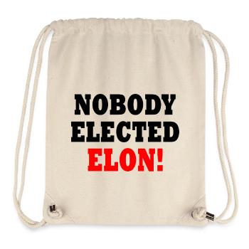 nobody elected elon - Stanley/Stella Recycled Gym Bag - natural - Front