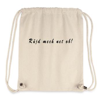 raejd mech net ob siegerlaender platt - Stanley/Stella recycelter Gym Bag - Naturweiß - Vorne