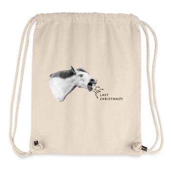 Last Christmas?! - Stanley/Stella Recycled Gym Bag - natural - Front