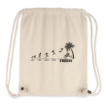 Finally Friday - Stanley/Stella Recycled Gym Bag - natural - Front