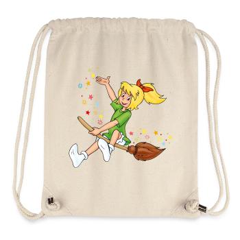 Bibi Blocksberg auf Kartoffelbrei Sternchen - Stanley/Stella recycelter Gym Bag - Naturweiß - Vorne