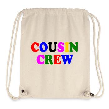 Cousin crew - Stanley/Stella recycelter Gym Bag - Naturweiß - Vorne