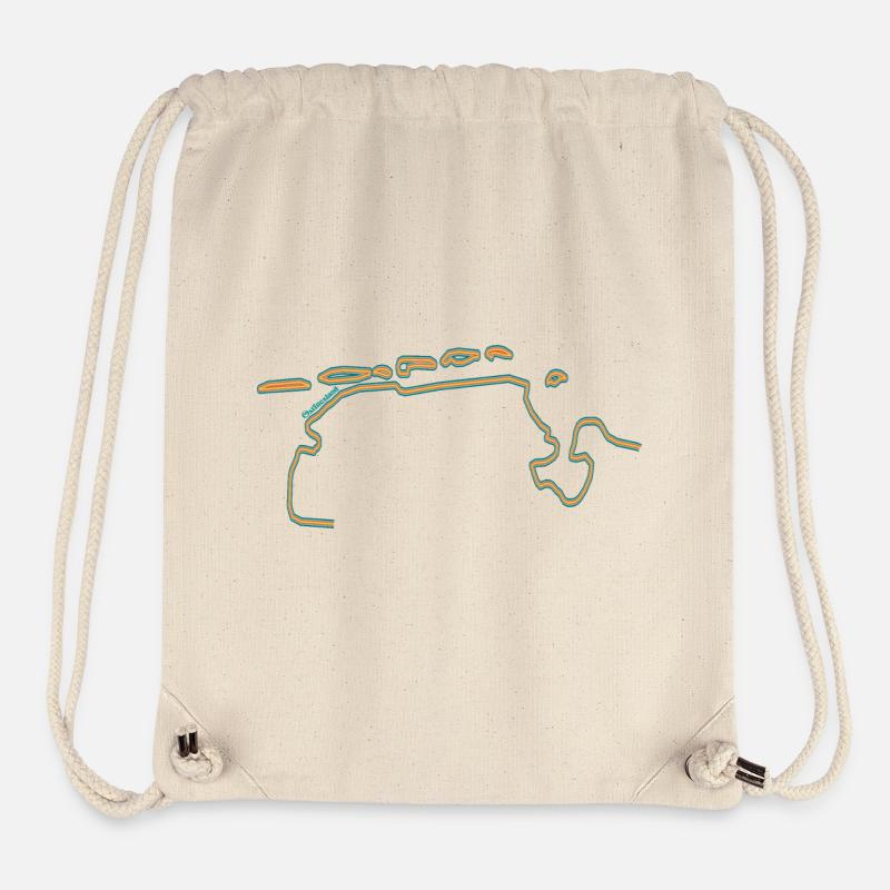 Ostfriesland Retro - Stanley/Stella recycelter Gym Bag - Naturweiß